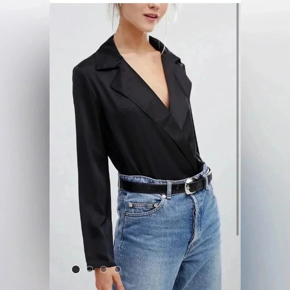 Parisian Wrap Bodysuit Size 10 - Picture 1 of 3